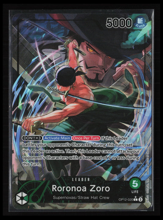 Roronoa Zoro (Alternate Art) #OP12-020 One Piece Legacy of the Master