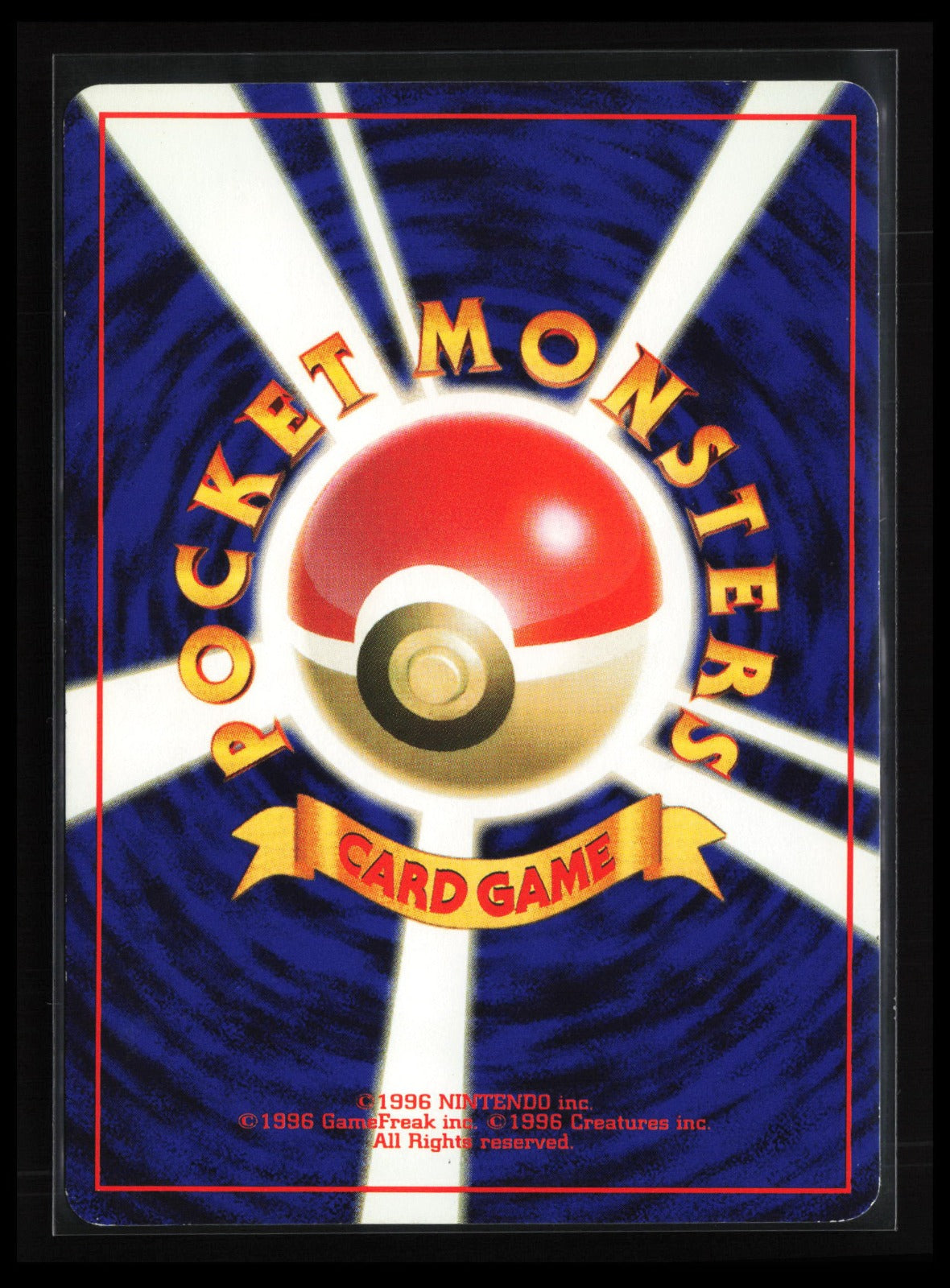 Primeape #057 Pokémon Japanese Pokemon Jungle (Back)