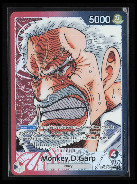 Monkey.D.Garp (Alternate Art) #OP02-002 One Piece Paramount War