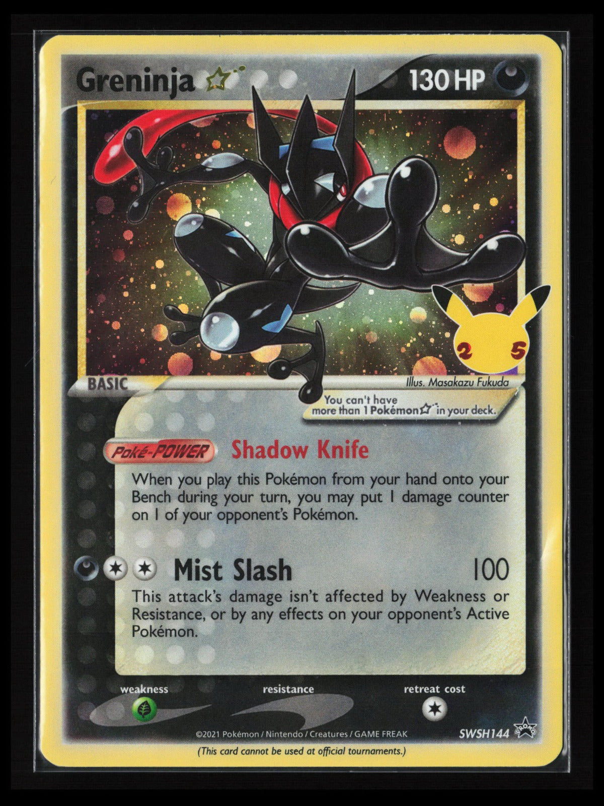 Greninja Star #SWSH144 Pokémon SWSH: Sword & Shield Promo Cards