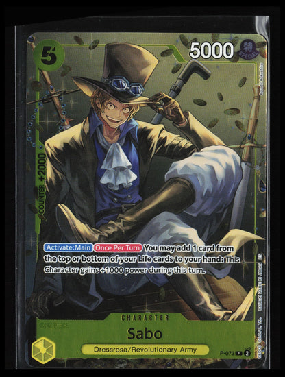 Sabo (Tin Pack Set Vol. 2) #P-073 One Piece One Piece Promotion Cards