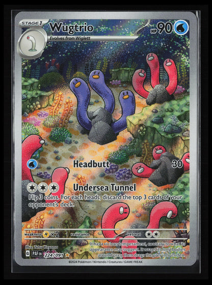 Wugtrio #224/091 Pokémon Japanese SV: Paldean Fates