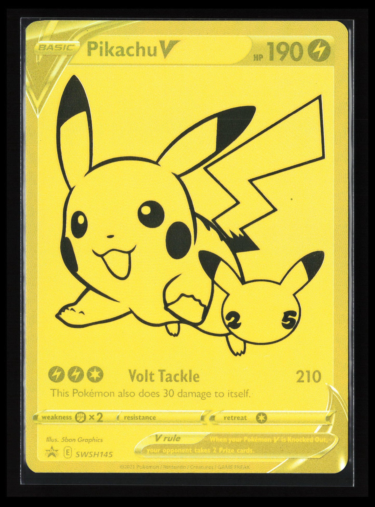 Pikachu V #SWSH145 Pokémon SWSH: Sword & Shield Promo Cards