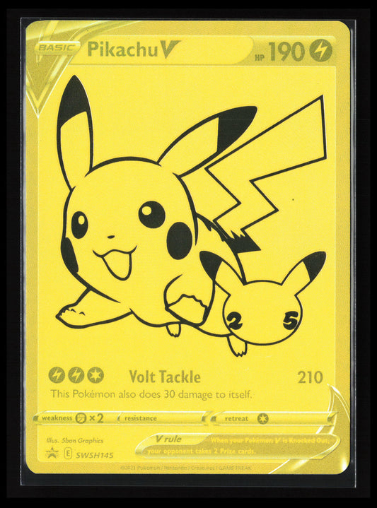 Pikachu V #SWSH145 Pokémon SWSH: Sword & Shield Promo Cards