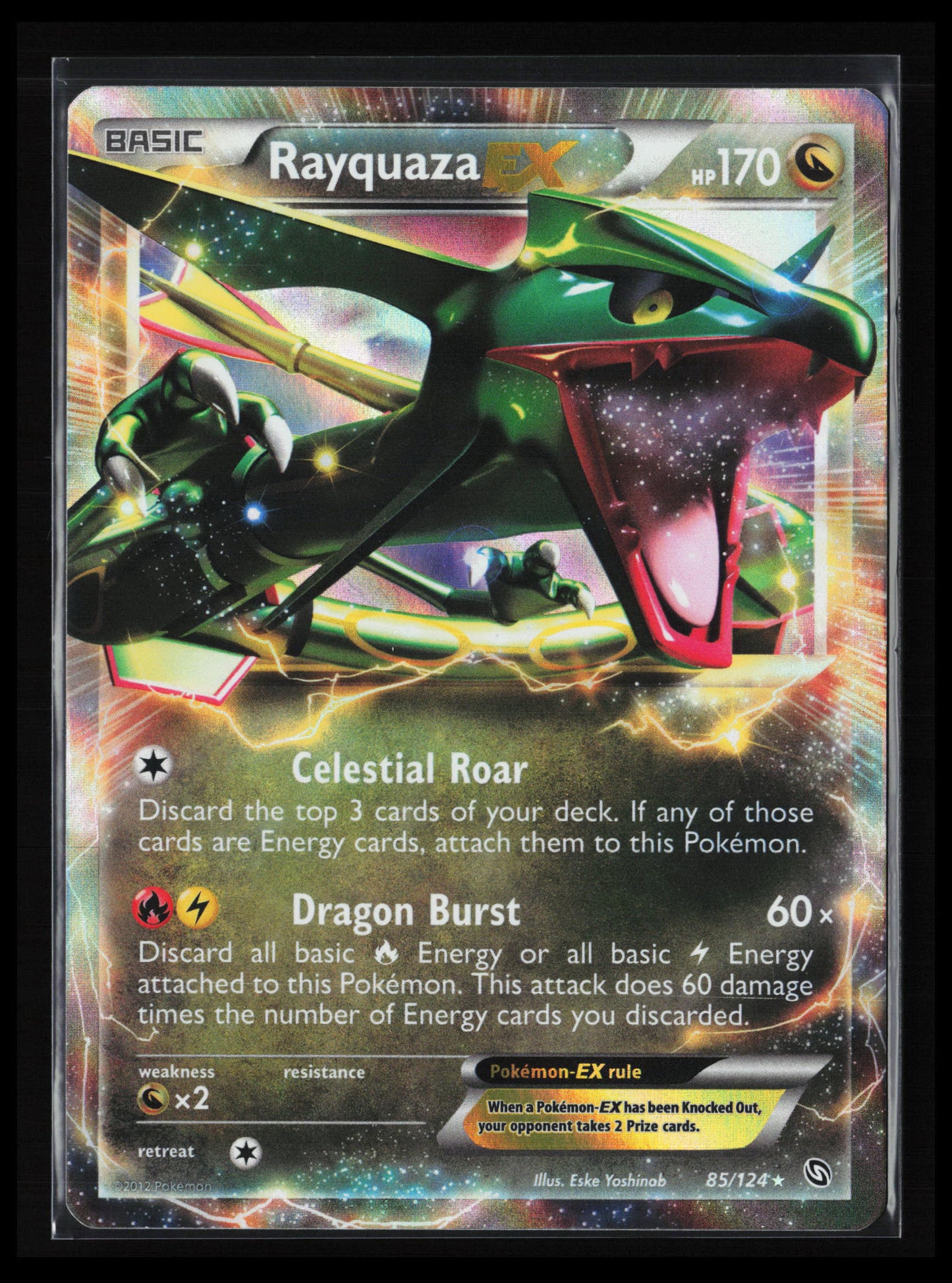 Rayquaza EX #85/124 Pokémon  Dragons Exalted