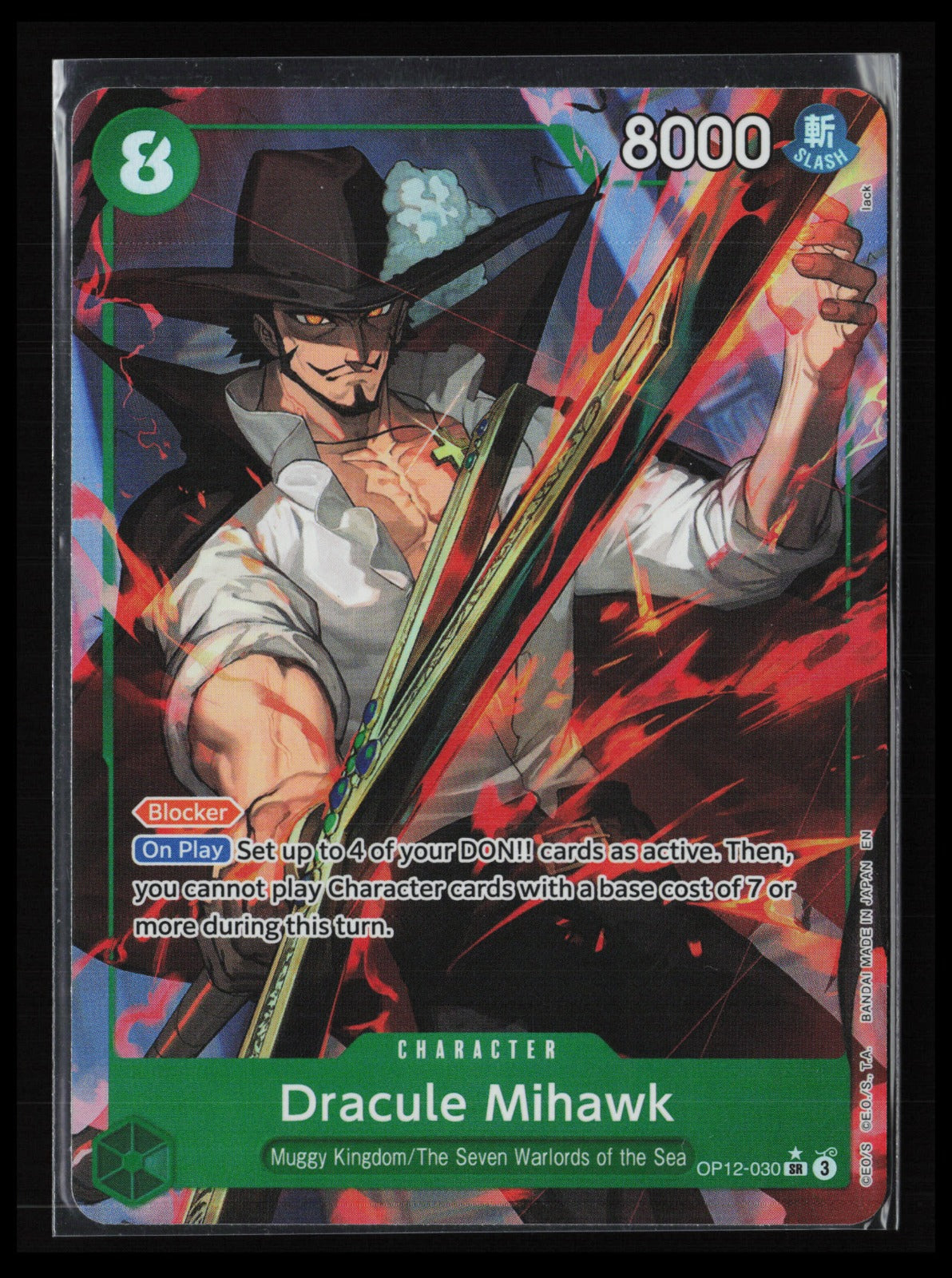 Dracule Mihawk (Alternate Art) #OP12-030 One Piece Legacy of the Master