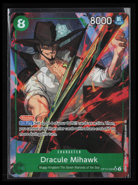 Dracule Mihawk (Alternate Art) #OP12-030 One Piece Legacy of the Master