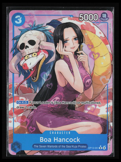 Boa Hancock #OP01-078 Pokémon Japanese Romance Dawn