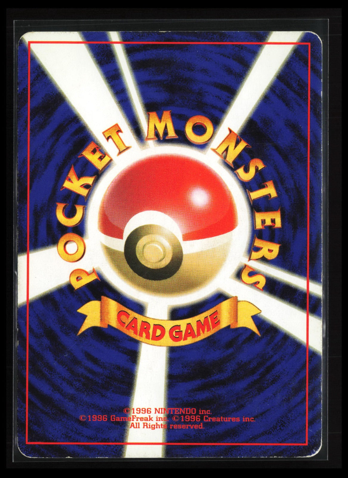 Raticate #020 Pokémon Japanese Expansion Pack (Back)