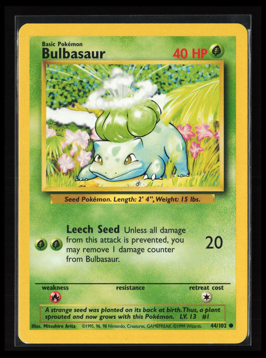 Bulbasaur #044/102 Pokémon Base Set