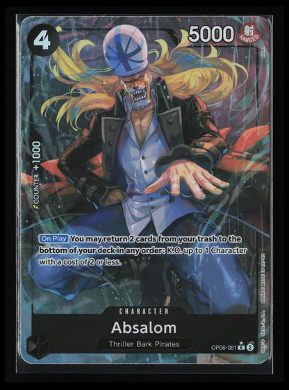 Absalom (Alternate Art) #OP06-081 One Piece Wings of the Captain