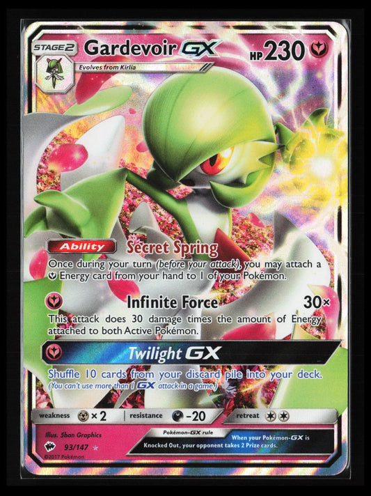 Gardevoir GX #93/147 Pokémon Japanese SM - Burning Shadows