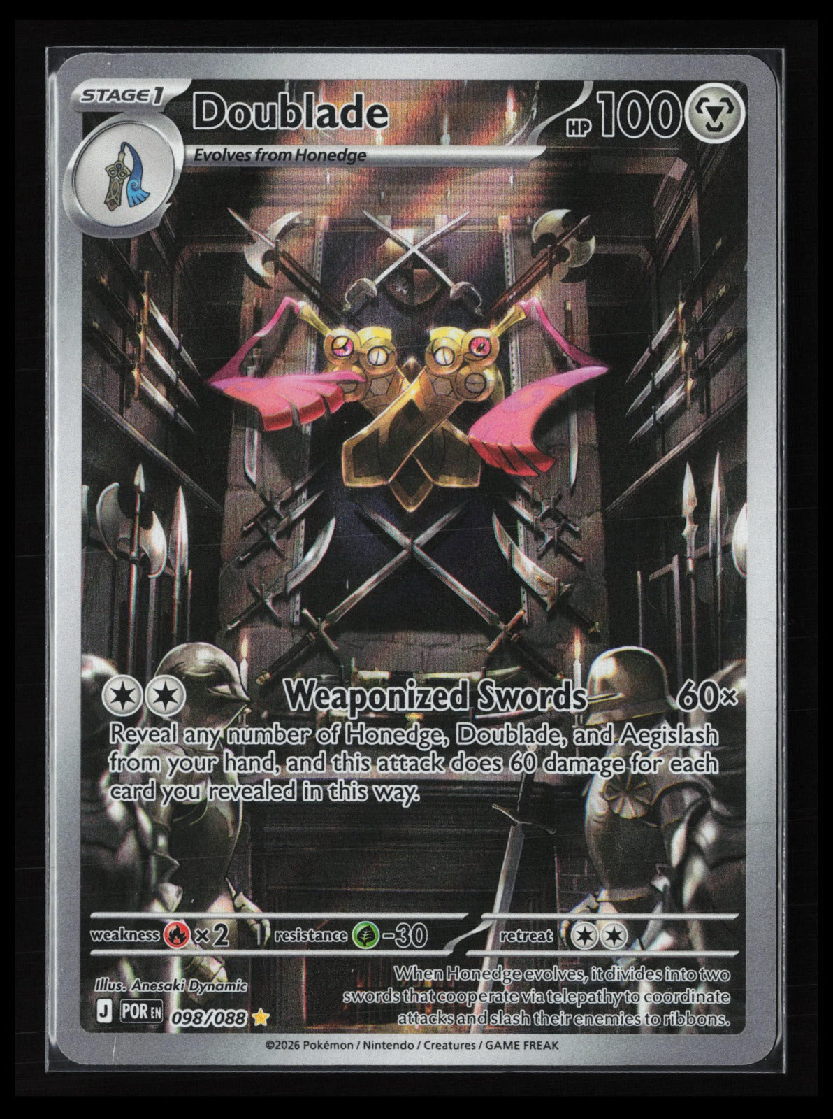 Doublade #098/088 Pokémon ME03: Perfect Order