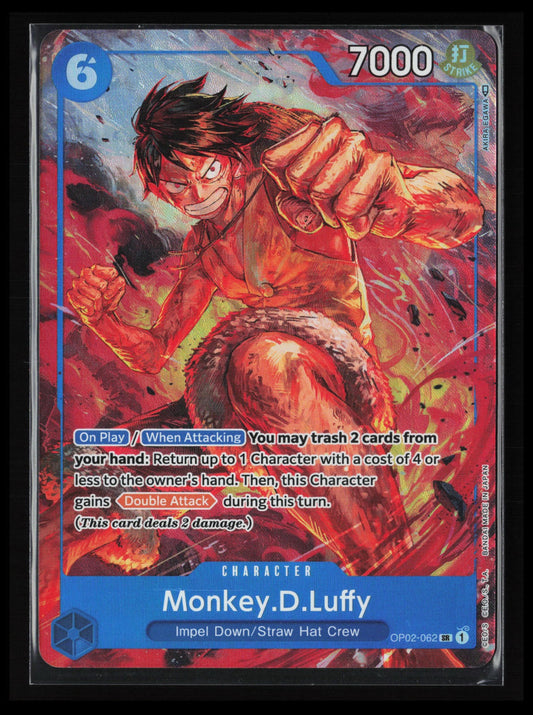 Monkey.D.Luffy (Alternate Art) #OP02-062 One Piece Paramount War
