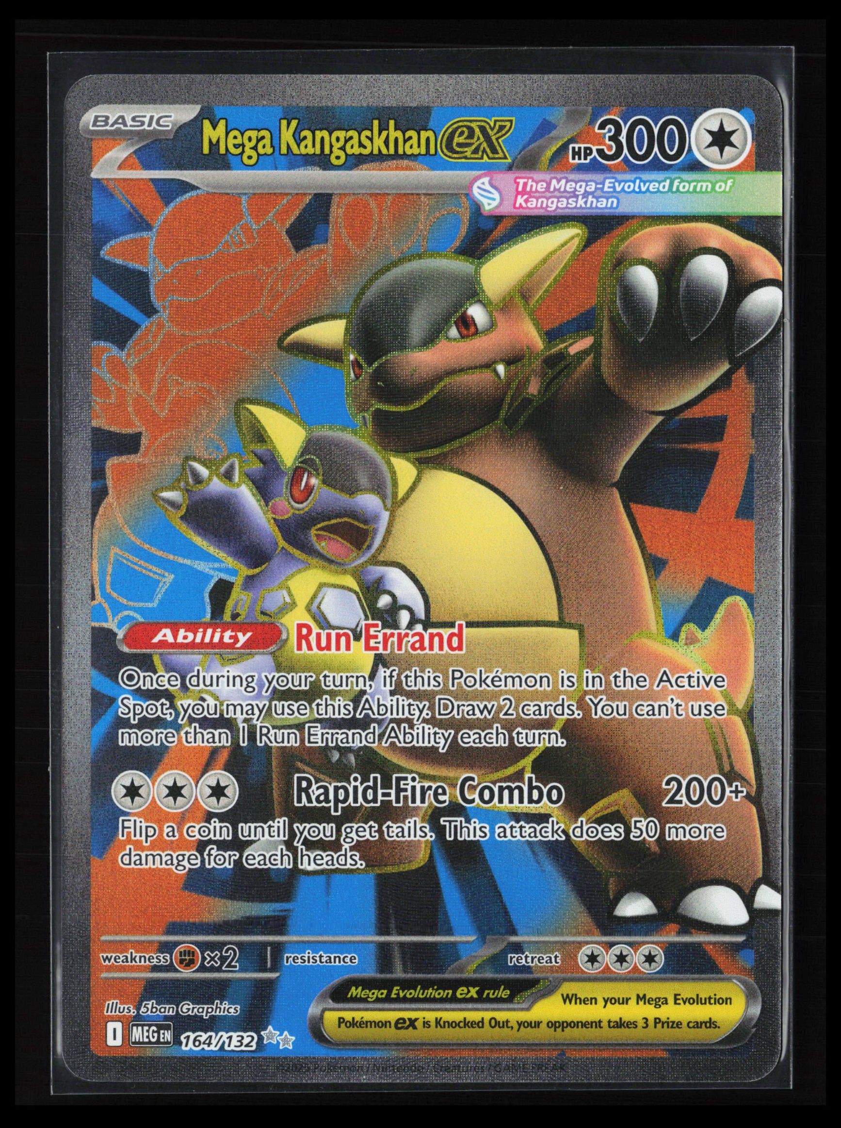 Mega Kangaskhan ex #164/132 Pokémon ME01: Mega Evolution