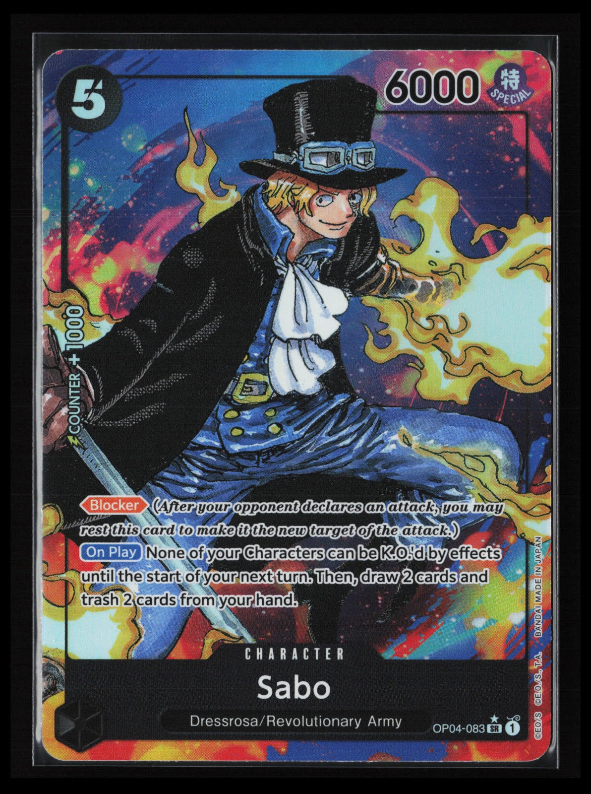 Sabo (Alternate Art) #OP04-083 One Piece Kingdoms of Intrigue