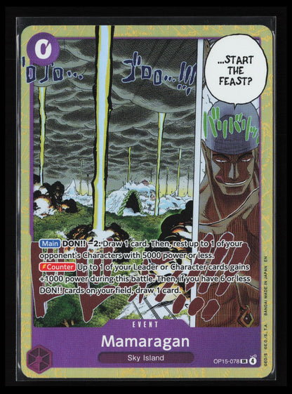 Mamaragan #OP15-078 One Piece Adventure on Kami's Island