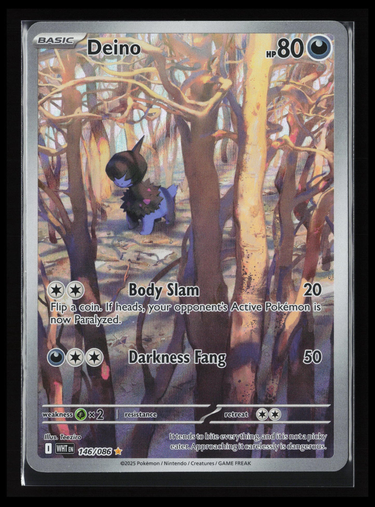 Deino #146/086 Pokémon SV: White Flare