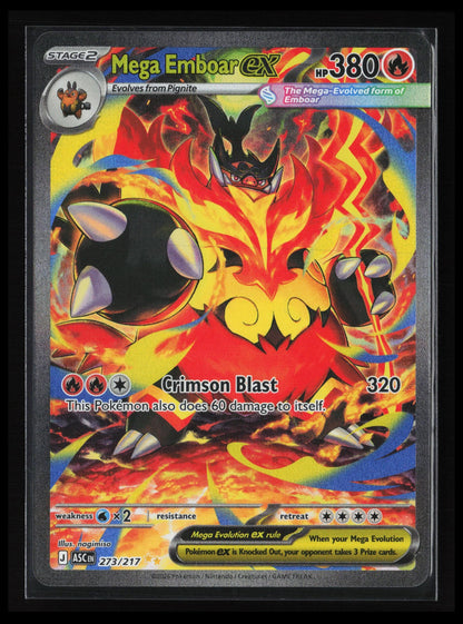 Mega Emboar ex #273/217 Pokémon ME: Ascended Heroes