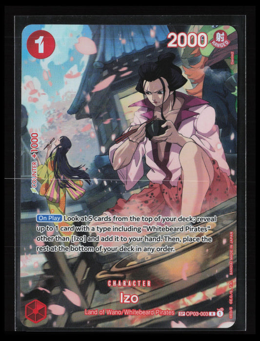 Izo (SP) #OP03-003 One Piece 500 Years in the Future