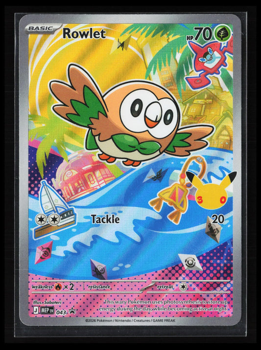 Rowlet #043 Pokémon ME: Mega Evolution Promo