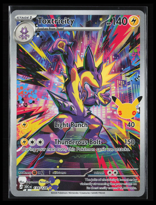 Toxtricity #134/128 Pokémon ME: 30th Celebration