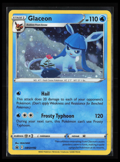 Glaceon #SWSH192 Pokémon SWSH: Sword & Shield Promo Cards