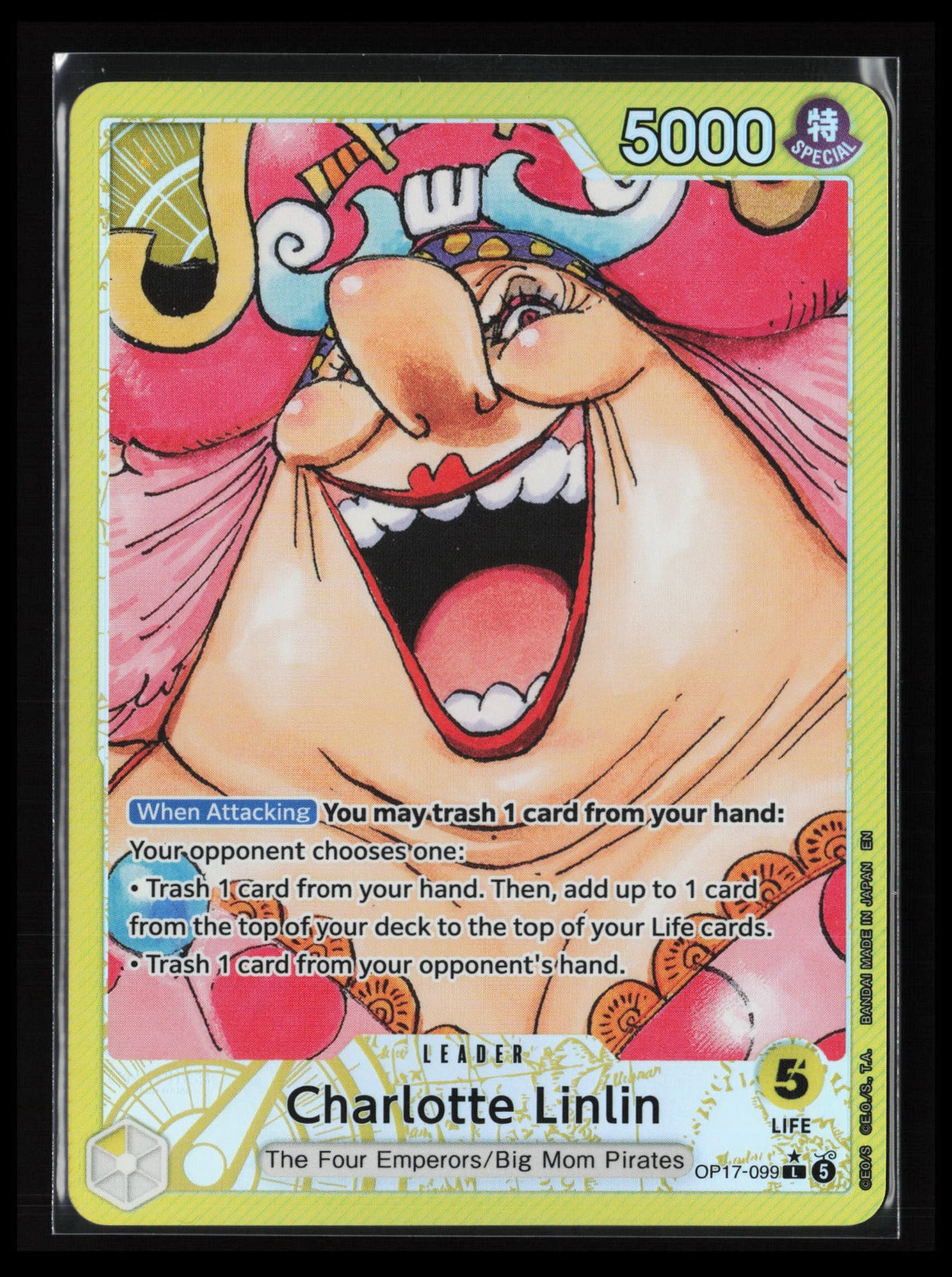 Charlotte Linlin #OP17-099 One Piece The World's Strongest Warriors