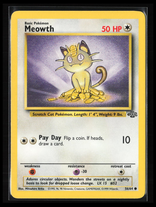 Meowth #053/110 Pokémon Legendary Collection
