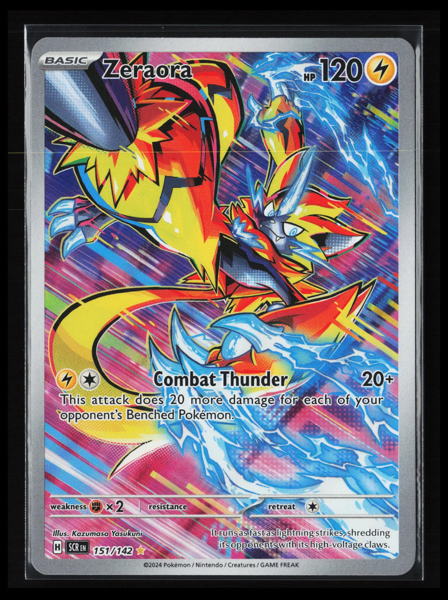 Zeraora #151/142 Pokémon SV07: Stellar Crown