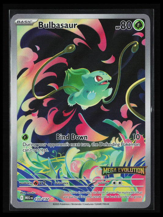 Bulbasaur -  (Mega Evolution Stamped) #133/132 Pokémon