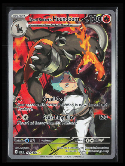 Team Rocket's Houndoom #191/182 Pokémon SV10: Destined Rivals