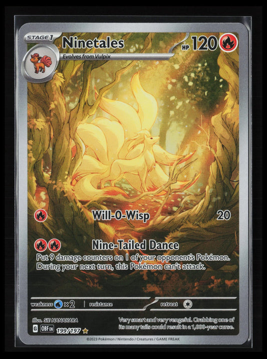 Ninetales #199/197 Pokémon SV03: Obsidian Flames