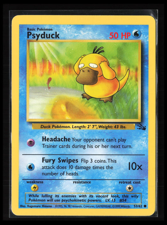 Psyduck #53/62 Pokémon Fossil