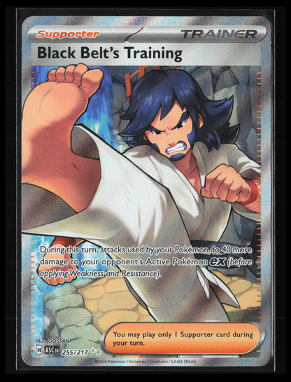 Black Belt's Training #255/217 Pokémon ME: Ascended Heroes