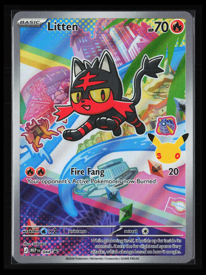 Litten #044 Pokémon ME: Mega Evolution Promo
