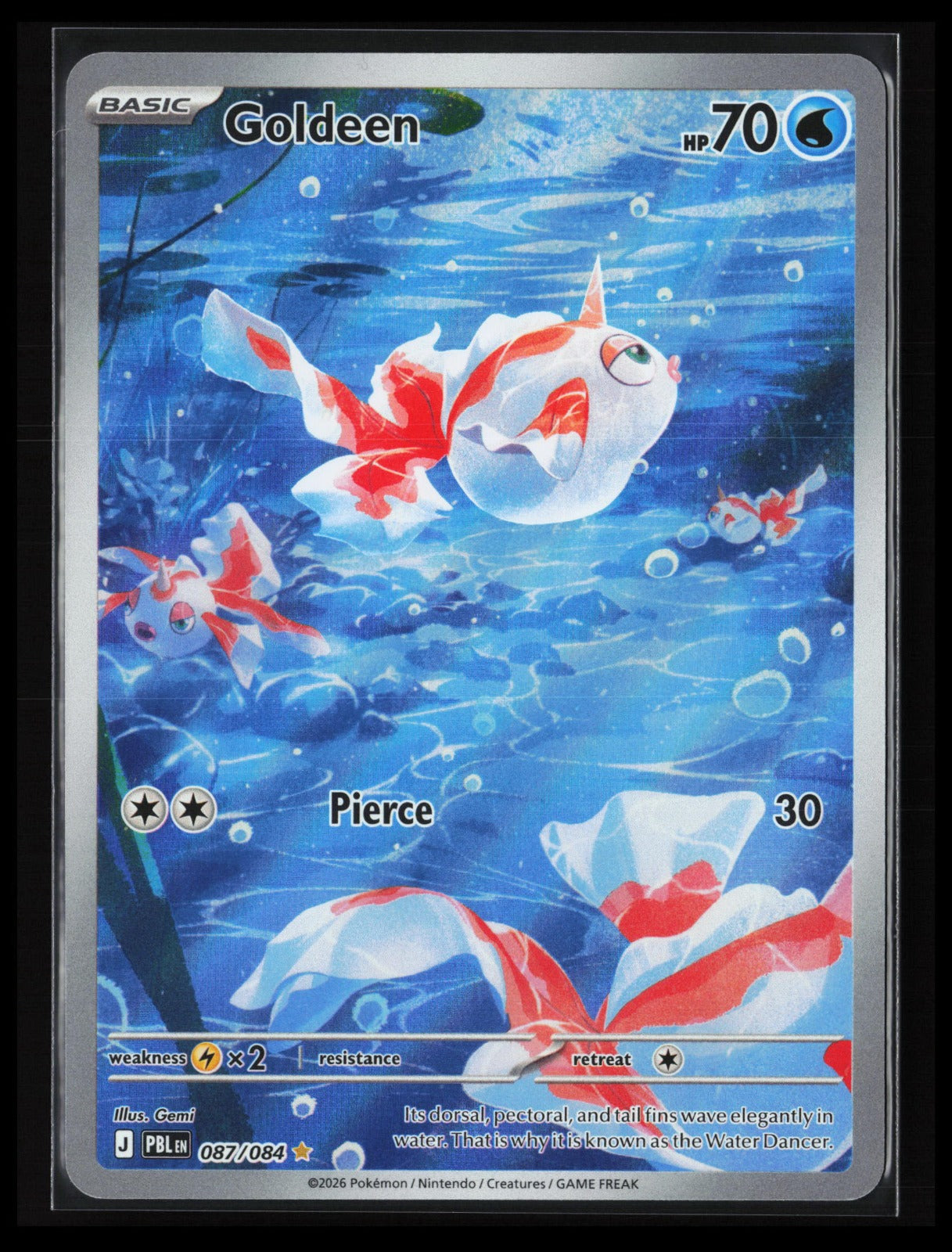 Goldeen #087/084 Pokémon ME05: Pitch Black