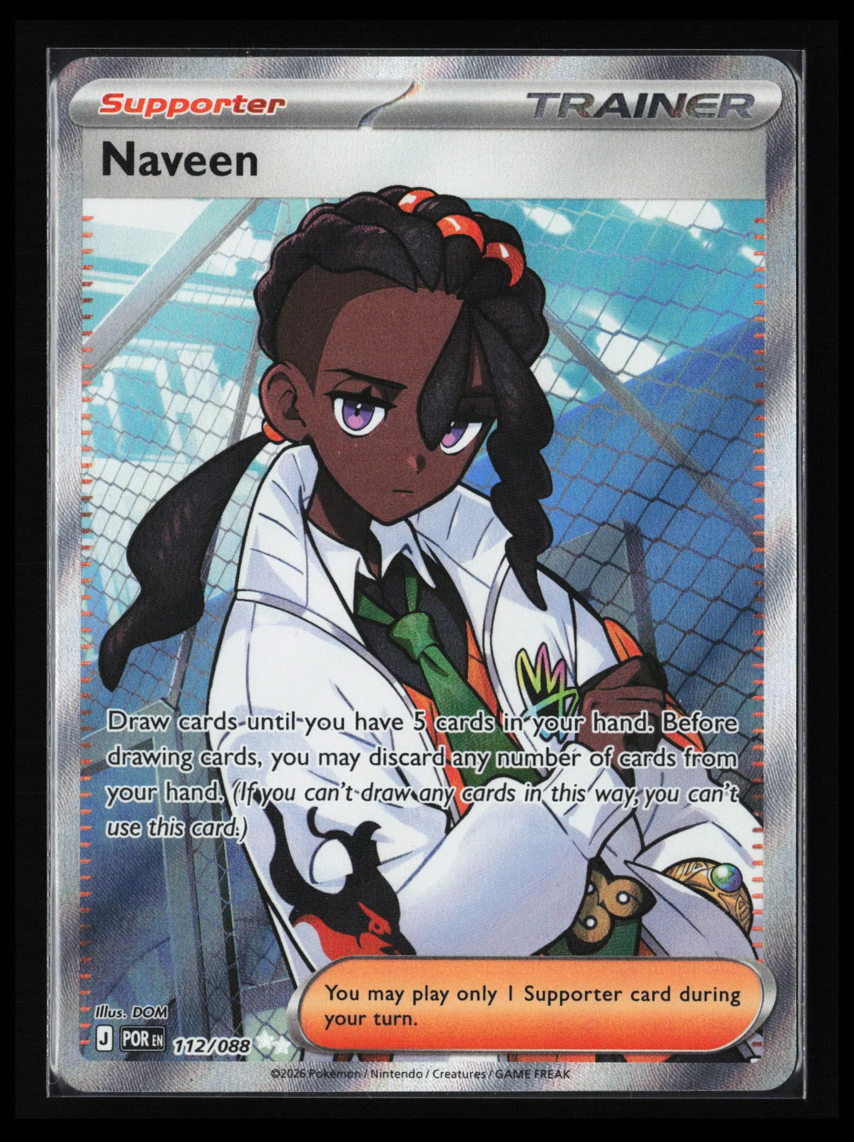 Naveen #112/088 Pokémon Japanese ME03: Perfect Order