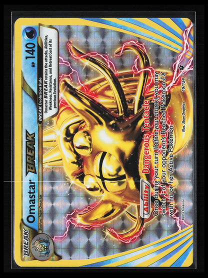 Omastar BREAK #19/124 Pokémon XY - Fates Collide