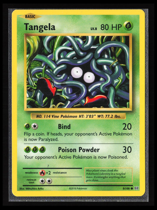 Tangela #8/108 Pokémon XY - Evolutions