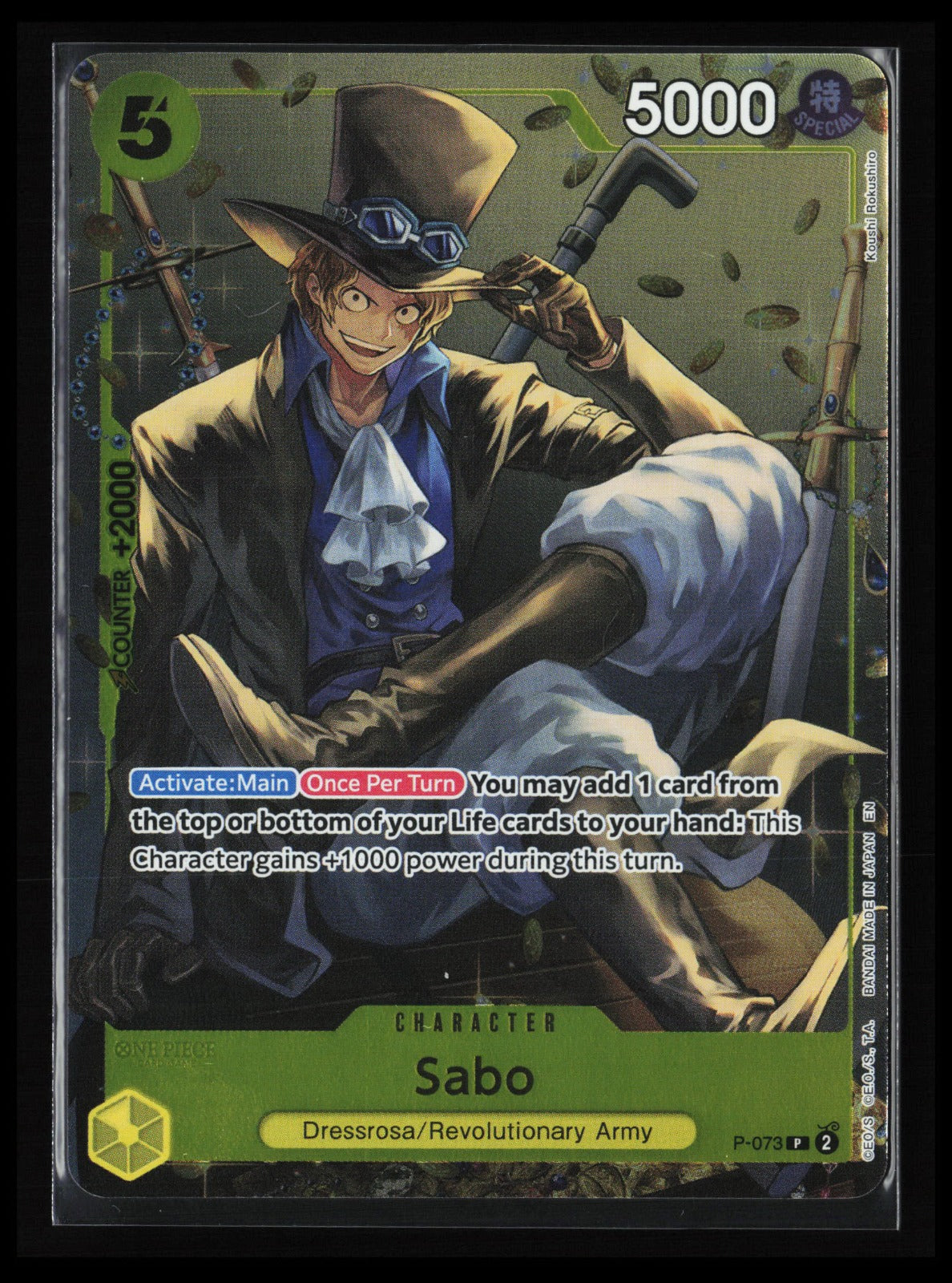 Sabo (Tin Pack Set Vol. 2) #P-073 One Piece One Piece Promotion Cards
