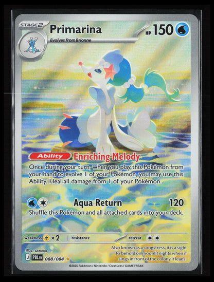 Primarina #088/084 Pokémon ME05: Pitch Black