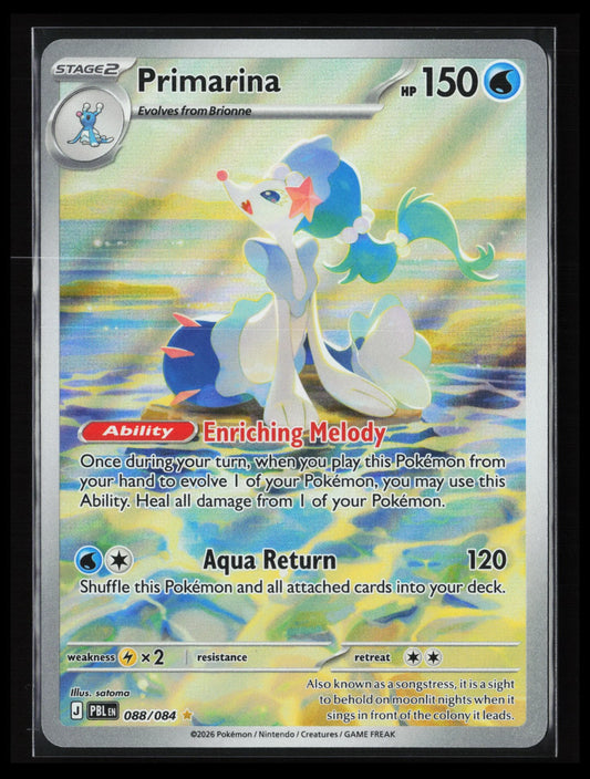Primarina #088/084 Pokémon ME05: Pitch Black
