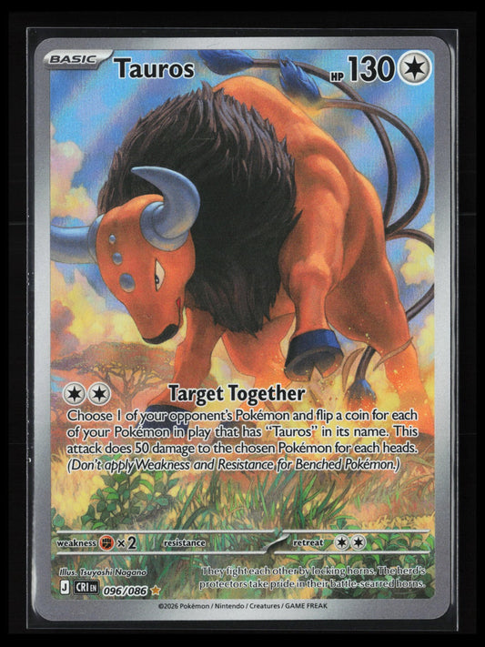 Tauros #096/086 Pokémon ME04: Chaos Rising