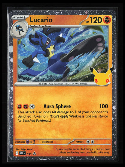 Lucario (30th Celebration) #095 Pokémon ME: Mega Evolution Promo