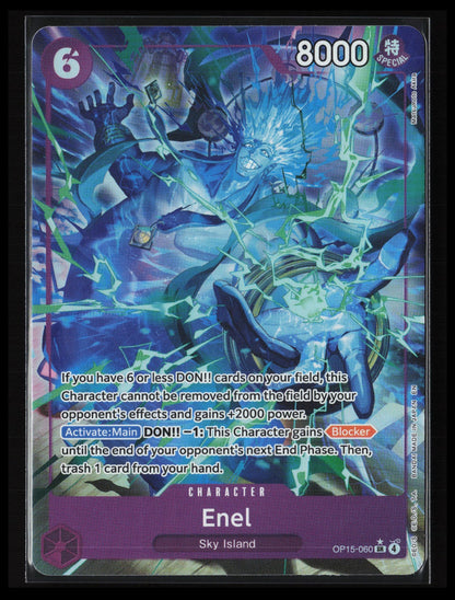 Enel (Alternate Art) #OP15-060 One Piece Adventure on Kami's Island