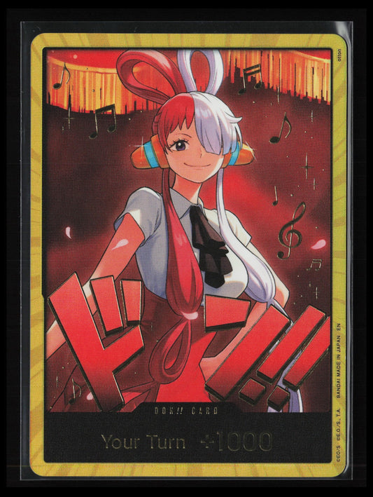 DON!! Card (Uta) (Gold) One Piece Extra Booster: One Piece Heroines Edition