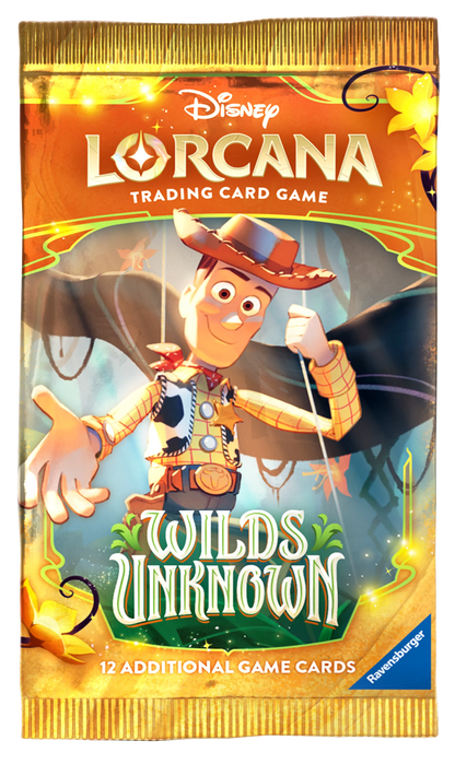 Disney Lorcana TCG Series 12 Wilds Unknown Single Booster Pack