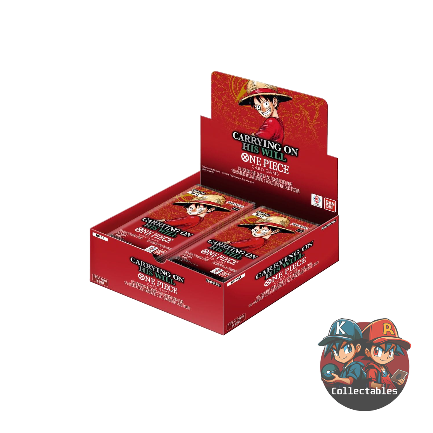 One Piece Card Game – Carrying On His Will [OP-13] – Booster Box