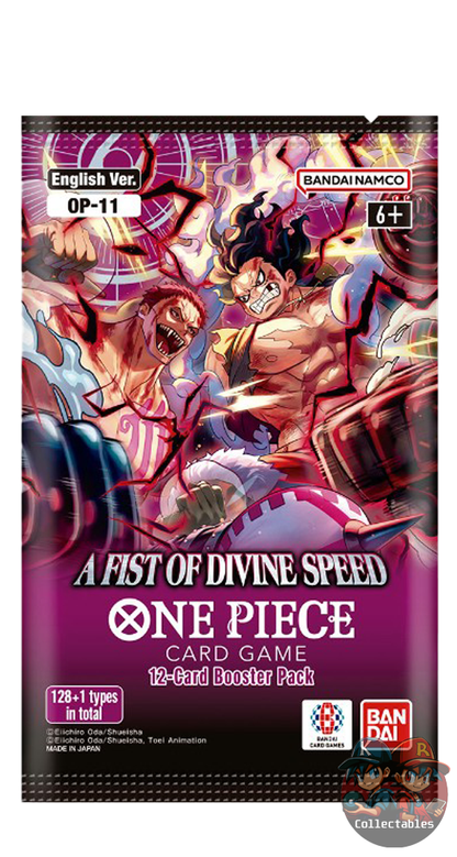 OP-11  One Piece [ENG] - A Fist of Divine Speed Booster Pack